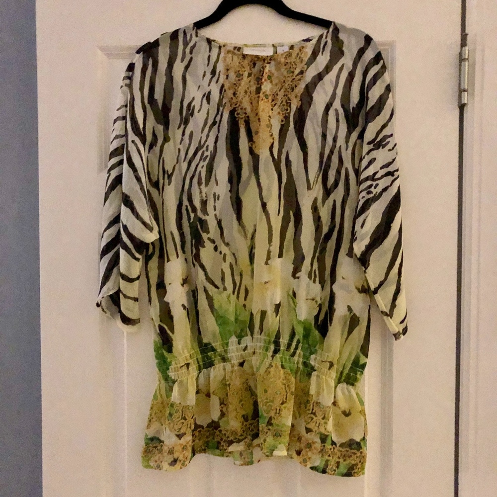 Chico's Sheer Top  Size 1